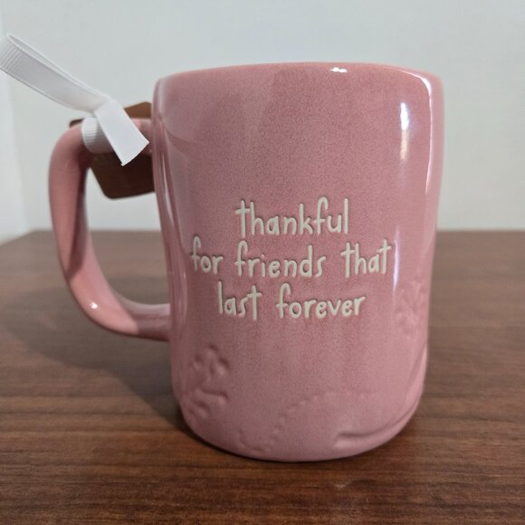 Disney Rae Dunn Winnie The Pooh Piglet Pink Design Coffee Mug Brand New With Tag - Picture 2 of 6